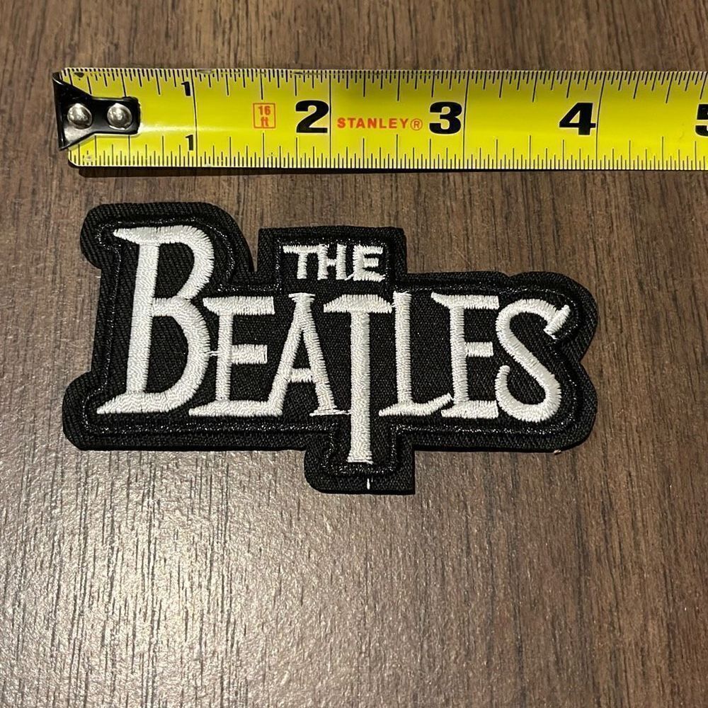 The Beatles Logo Cutout Iron On Appliqué Patch